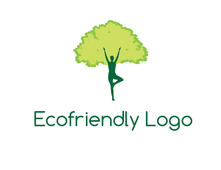 person with tree logo