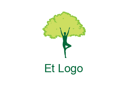 person with tree logo