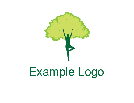 person with tree logo
