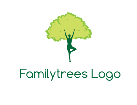 person with tree logo