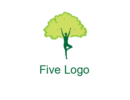 person with tree logo