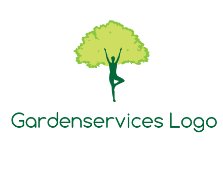 person with tree logo