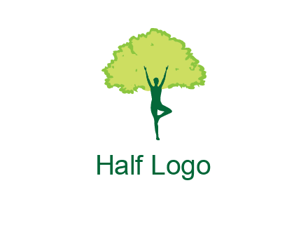 person with tree logo