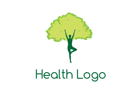 person with tree logo
