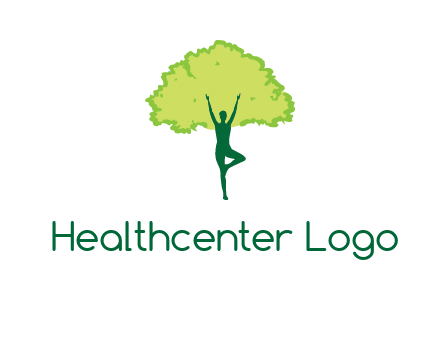 person with tree logo