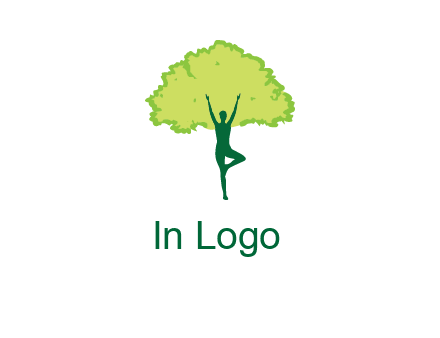 person with tree logo