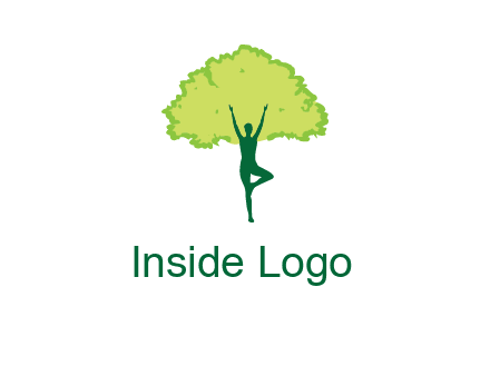 person with tree logo