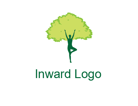 person with tree logo