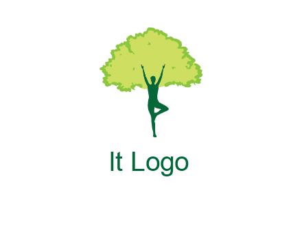 person with tree logo