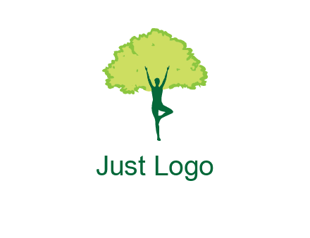 person with tree logo