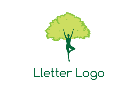 person with tree logo