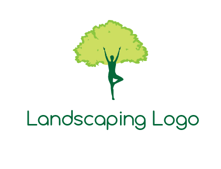 person with tree logo