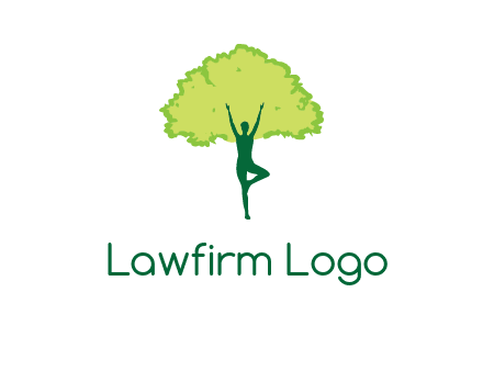 person with tree logo
