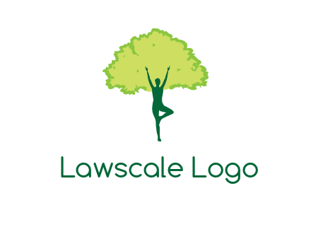 person with tree logo