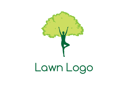 person with tree logo