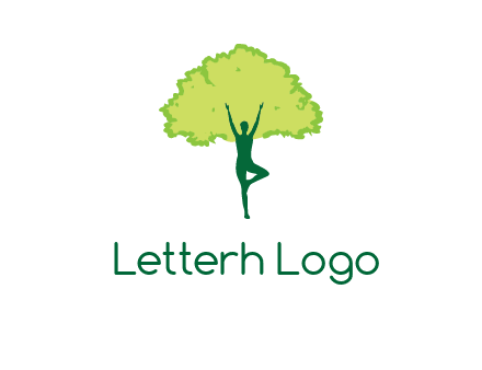 person with tree logo