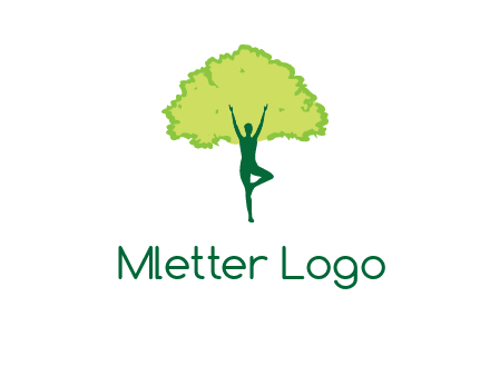 person with tree logo