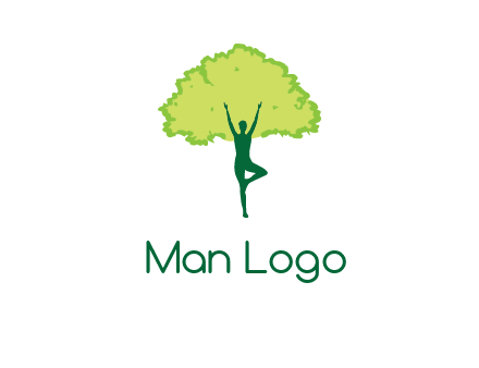 person with tree logo