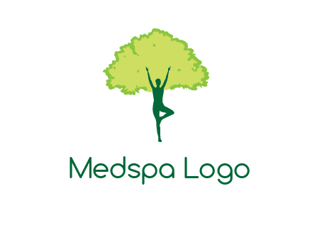 person with tree logo