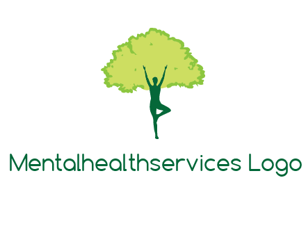 person with tree logo