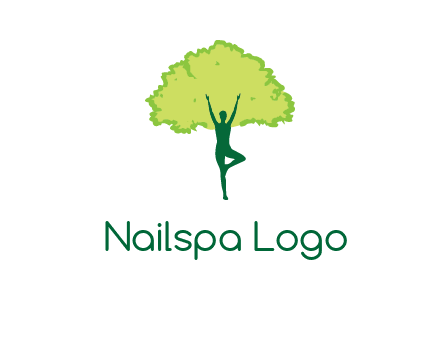 person with tree logo