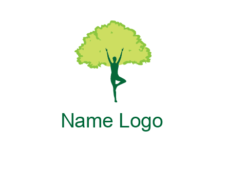 person with tree logo