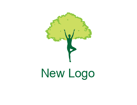 person with tree logo