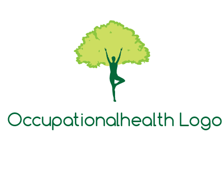 person with tree logo