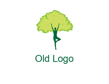 person with tree logo