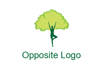 person with tree logo