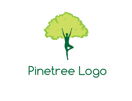person with tree logo