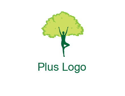 person with tree logo