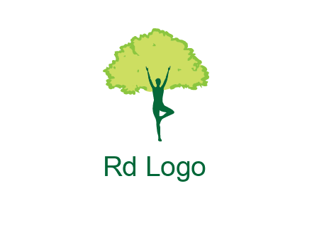 person with tree logo