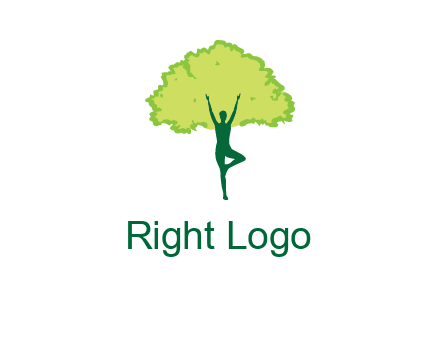 person with tree logo