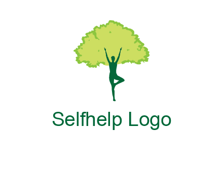 person with tree logo