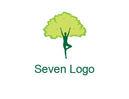 person with tree logo