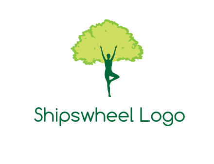 person with tree logo