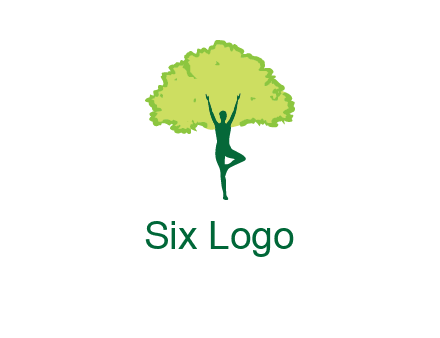 person with tree logo