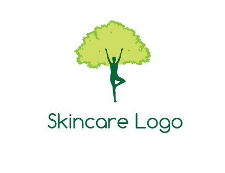 person with tree logo