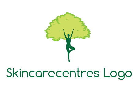 person with tree logo