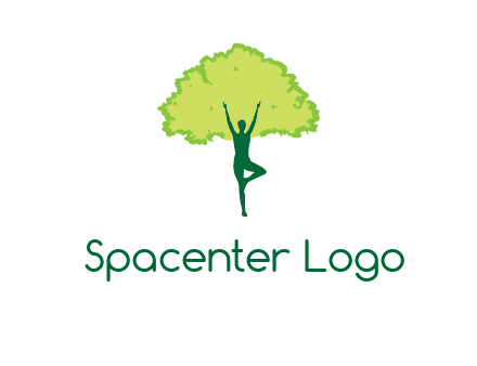 person with tree logo