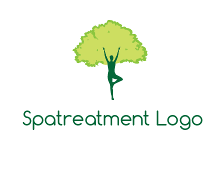 person with tree logo
