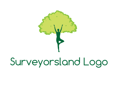 person with tree logo