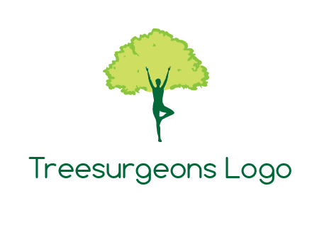 person with tree logo