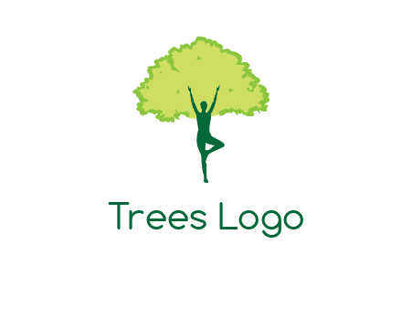 person with tree logo