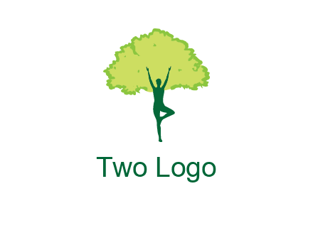 person with tree logo