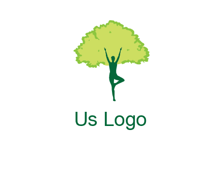 person with tree logo
