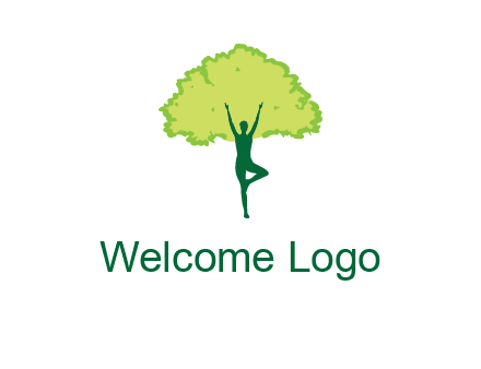 person with tree logo