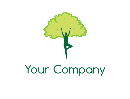 person with tree logo