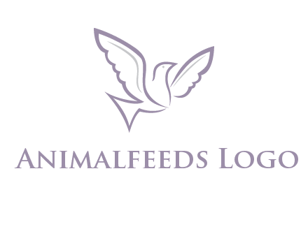 abstract bird logo